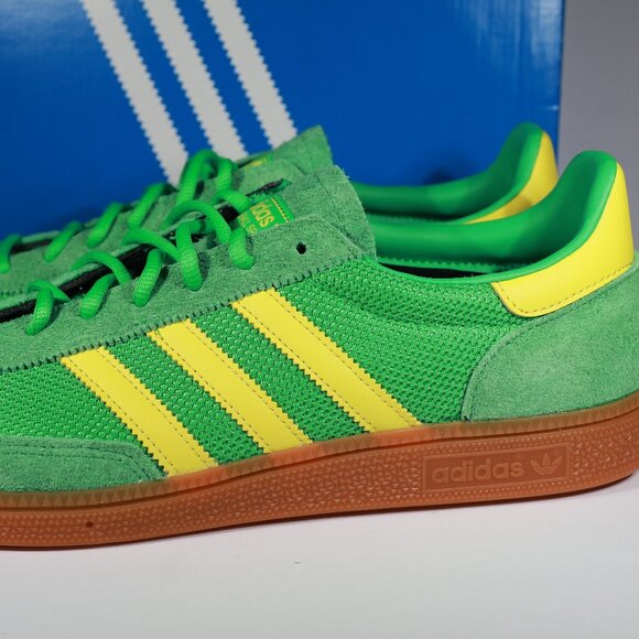 Adidas Handball Spezial Energy Green Yellow  Gum2 Mens 11.5 Brazil Colors JH5444 - Picture 7 of 9